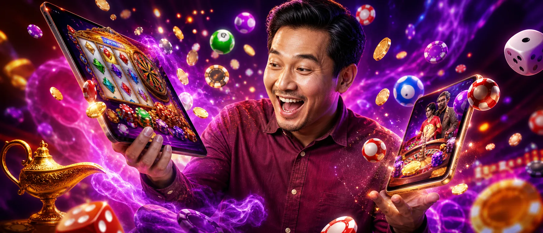 Still Deciding? Ask Aladdin99 Anything. Before you sign up, get real answers about how Aladdin99 works, wha… – neon arcade purple illustration